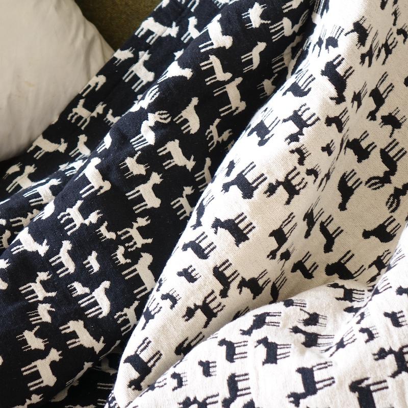 GUSTAV Blanket Affari ブランケット ソファーカバー 130x200cm 北欧 ひざ掛け 大判 おしゃれ アニマル オールシーズン ギフト 膝掛け 冷房対策 モノトーン |  | 03