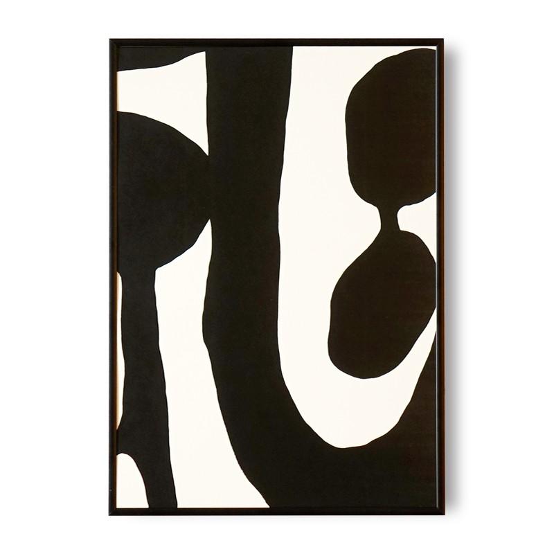 お買得 Leise アート Dich おしゃれ Abrahamsen Black White A3 ポスター 北欧 フレーム付き アート おしゃれ ライフストックジャパン 5307fe31 Studio J Co