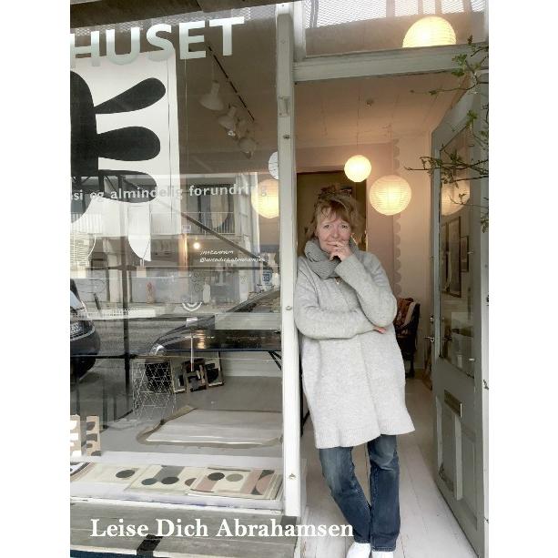 Leise Dich Abrahamsen / A3 アートポスター 北欧 フレーム付き