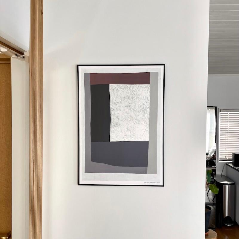 【50x70cm】Collaboration #1 (large) by Leise Dich Abrahamsen 50x70cm アートポスター フレーム付きの画像