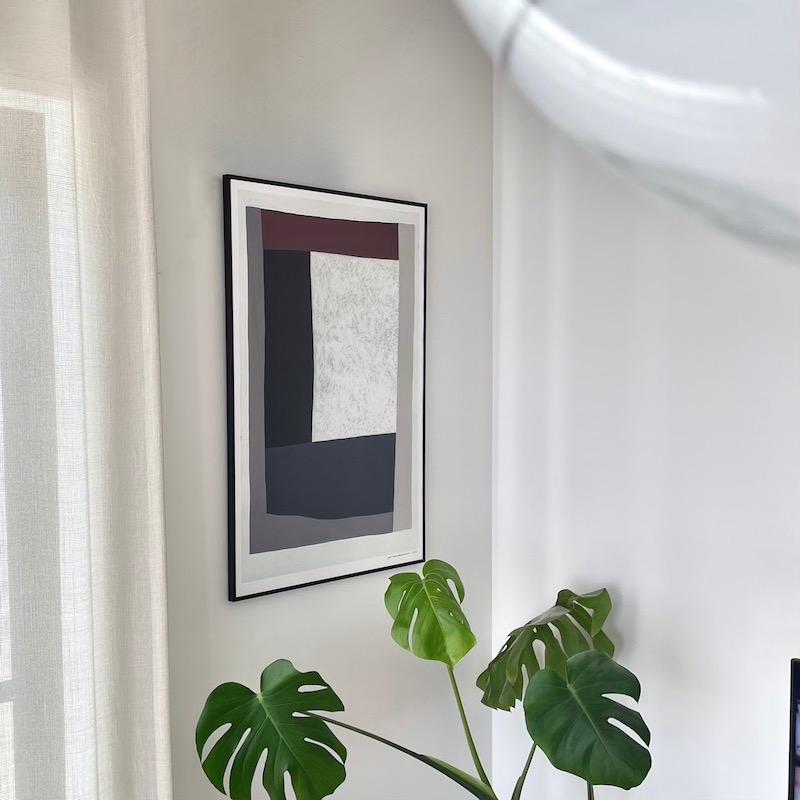 【50x70cm】Collaboration #1 (large) by Leise Dich Abrahamsen 50x70cm アートポスター フレーム付きの画像