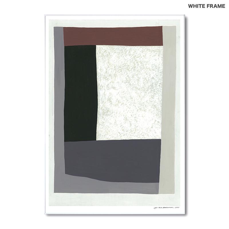 【50x70cm】Collaboration #1 (large) by Leise Dich Abrahamsen 50x70cm アートポスター フレーム付きの画像