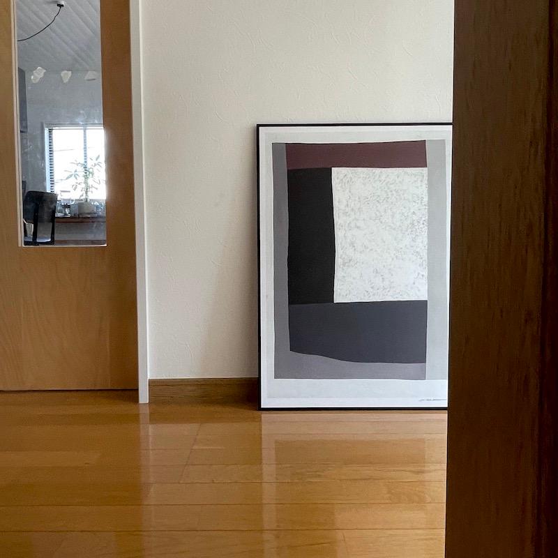 【50x70cm】Collaboration #1 (large) by Leise Dich Abrahamsen 50x70cm アートポスター フレーム付きの画像