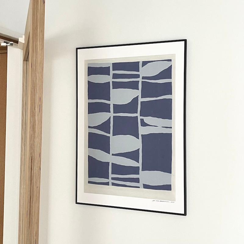 【50x70cm】Collaboration #2 (large) by Leise Dich Abrahamsen 50x70cm アートポスター フレーム付きの画像