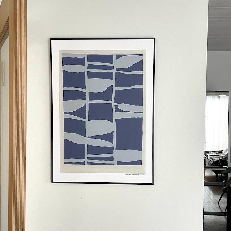 【50x70cm】Collaboration #2 (large) by Leise Dich Abrahamsen 50x70cm アートポスター フレーム付きの画像