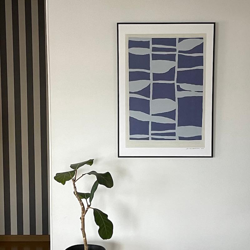 【50x70cm】Collaboration #2 (large) by Leise Dich Abrahamsen 50x70cm アートポスター フレーム付きの画像