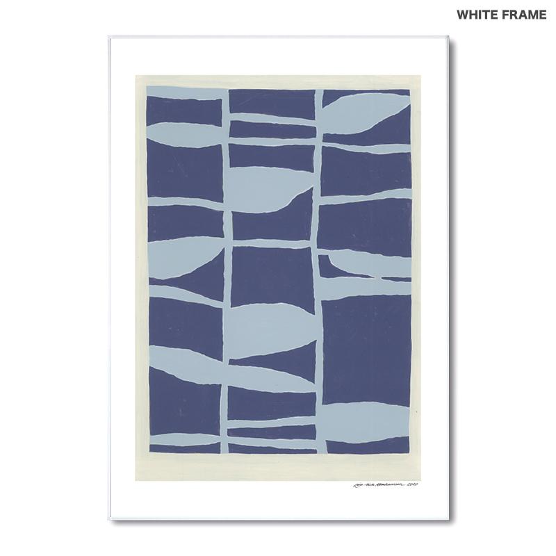 【50x70cm】Collaboration #2 (large) by Leise Dich Abrahamsen 50x70cm アートポスター フレーム付きの画像