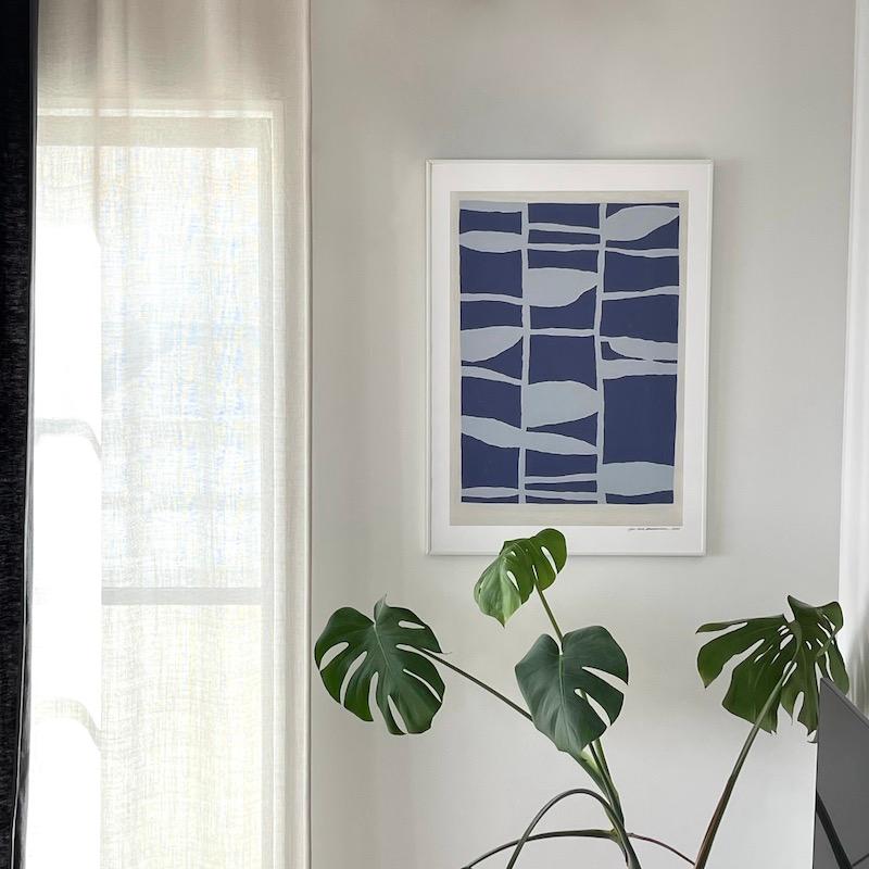 【50x70cm】Collaboration #2 (large) by Leise Dich Abrahamsen 50x70cm アートポスター フレーム付きの画像