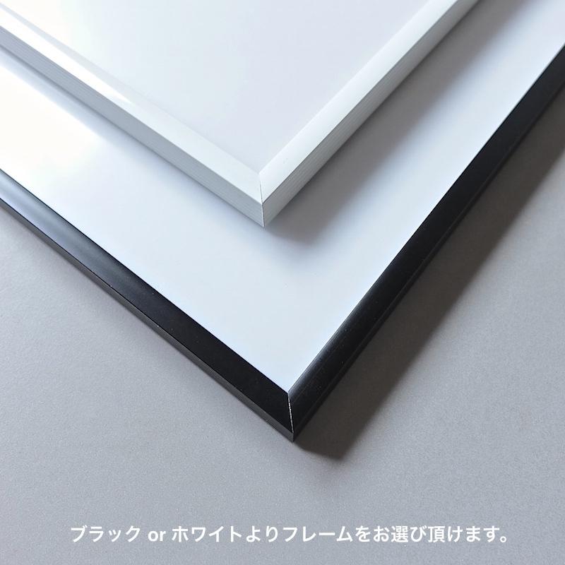 北欧アートポスター 70×100cm フレーム付き 特大ポスター 北欧