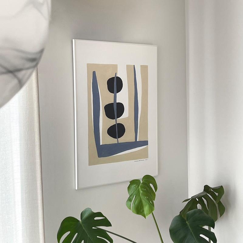 【50x70cm】Collaboration #4 (large) by Leise Dich Abrahamsen 50x70cm アートポスター フレーム付き | 