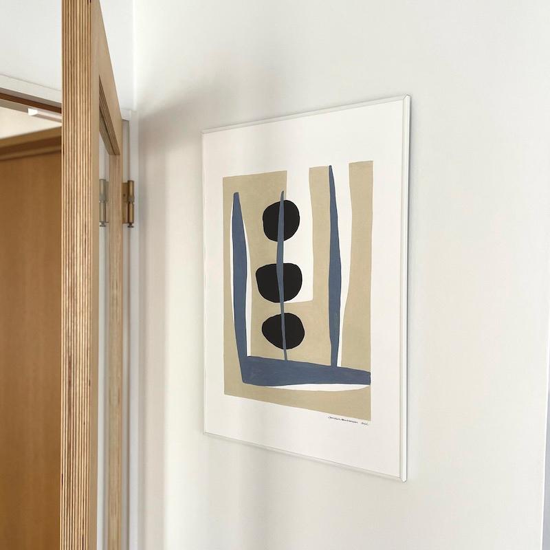 【50x70cm】Collaboration #4 (large) by Leise Dich Abrahamsen 50x70cm アートポスター フレーム付き |  | 04