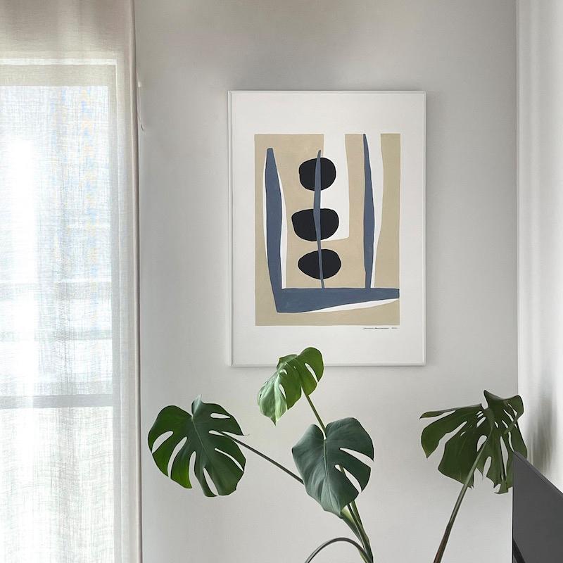 【50x70cm】Collaboration #4 (large) by Leise Dich Abrahamsen 50x70cm アートポスター フレーム付き |  | 05