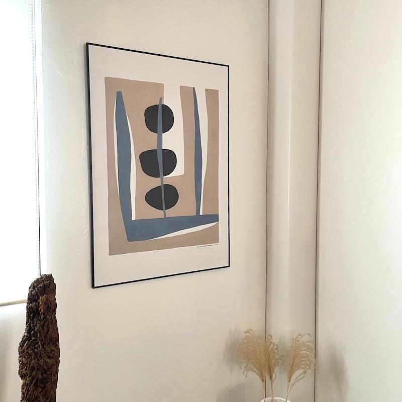 【70x100cm】Collaboration #4 (x-large) by Leise Dich Abrahamsen アートポスター 北欧 フレーム付き 特大 インテリア |  | 05