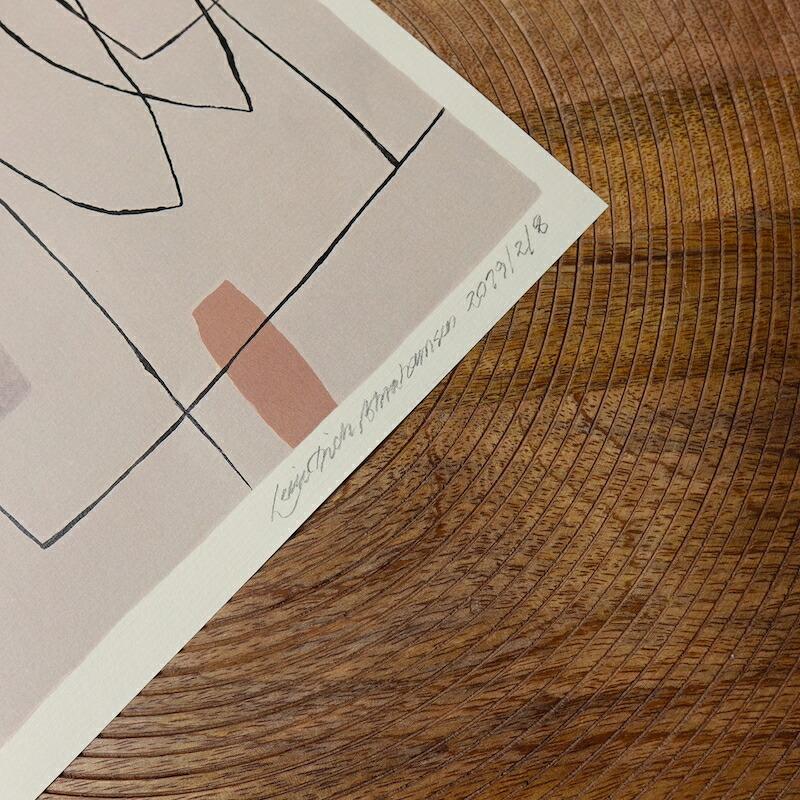 Leise Dich Abrahamsen / A4 アートポスター 北欧 フレーム付き インテリア |  | 02