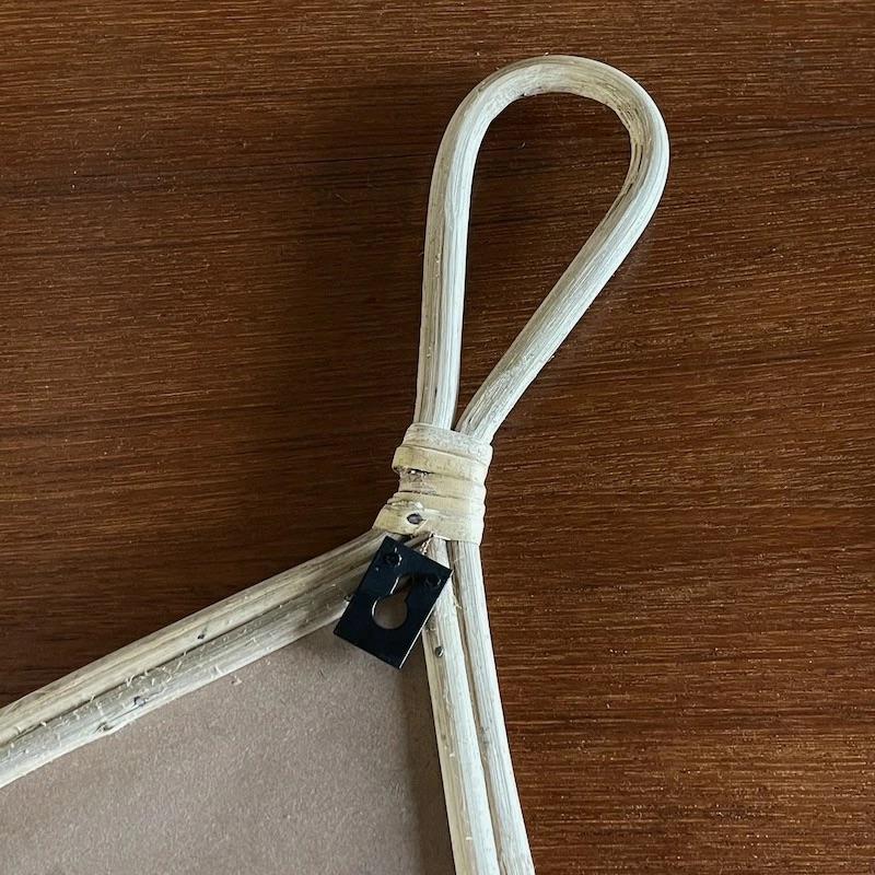 Madam Stoltz Bamboo oval mirror ウォールミラー 壁掛け鏡 ハンドメイド |  | 04