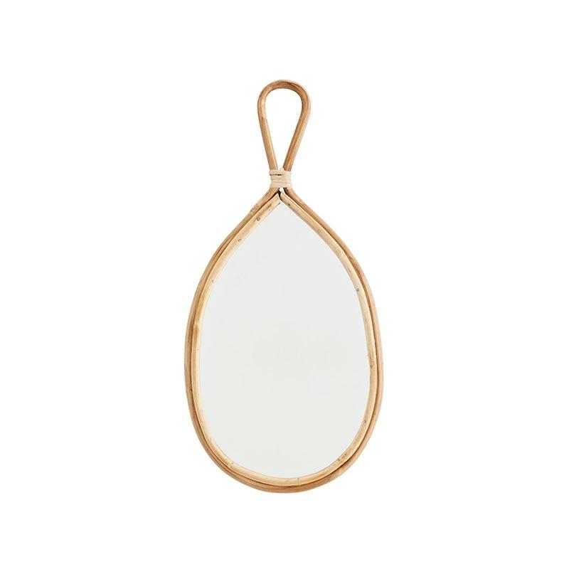 Madam Stoltz Bamboo oval mirror ウォールミラー 壁掛け鏡 ハンドメイド |  | 05