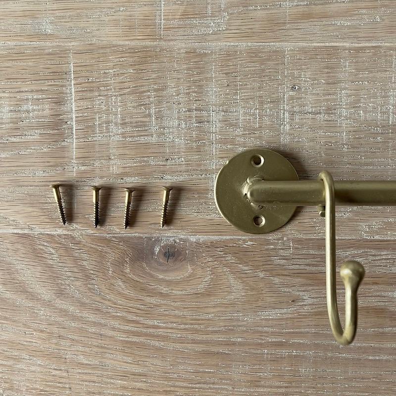 Madam Stoltz アイアンコートラック アイアンフック 幅84cm ハンドメイド ビス付き |  | 06