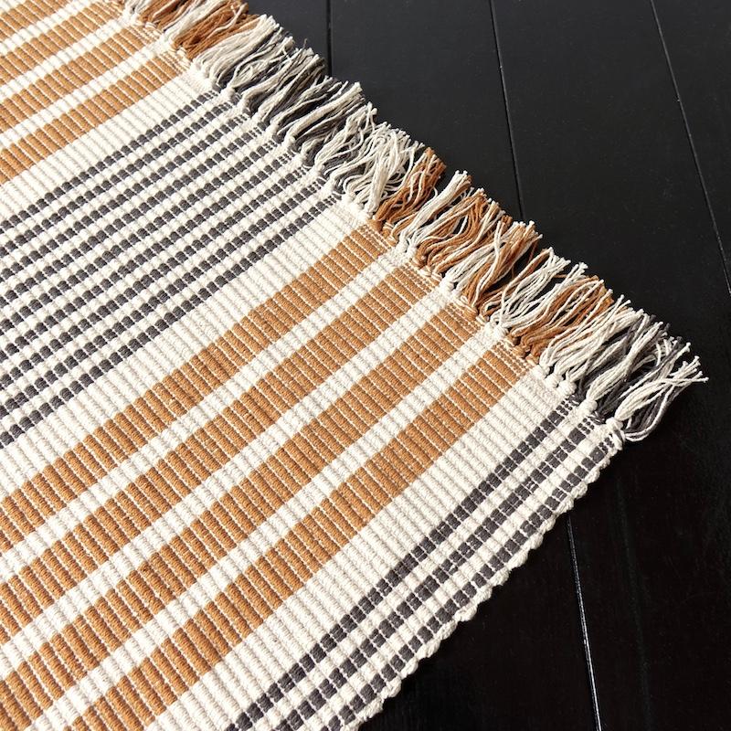 Madam Stoltz Striped Cotton Runner コットン ラグ ストライプ ボーダー 長方形 70x160 |  | 13