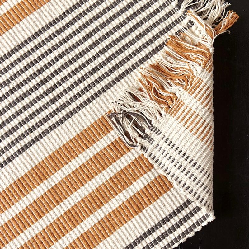 Madam Stoltz Striped Cotton Runner コットン ラグ ストライプ ボーダー 長方形 70x160 |  | 15