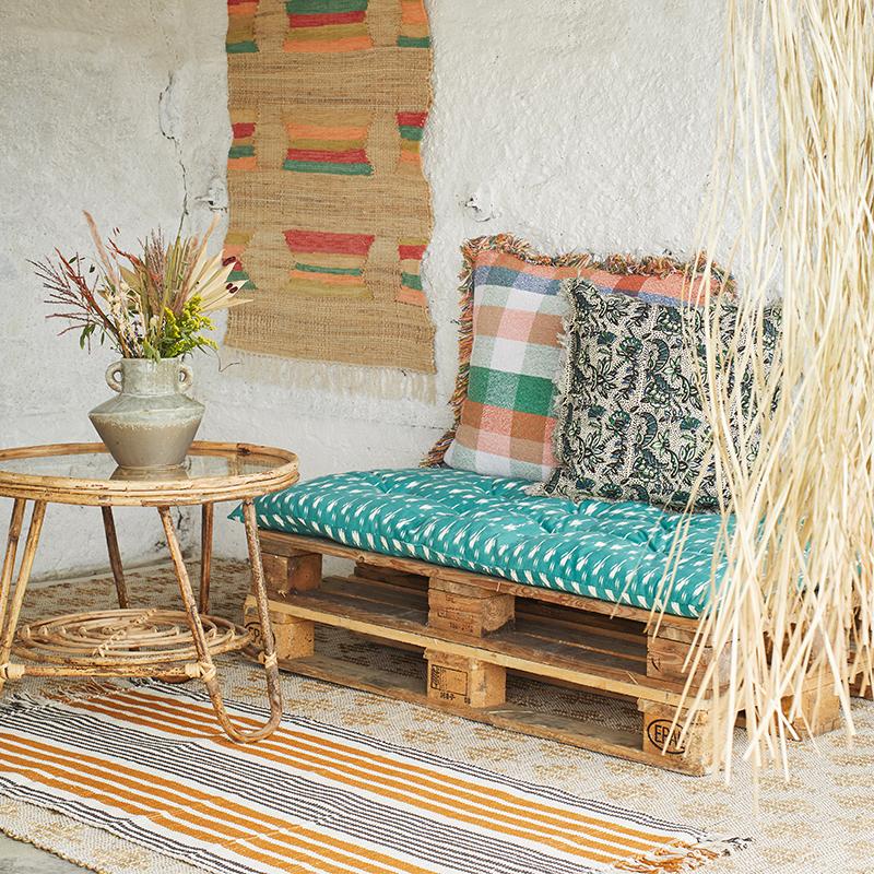 Madam Stoltz Striped Cotton Runner コットン ラグ ストライプ ボーダー 長方形 70x160 |  | 17