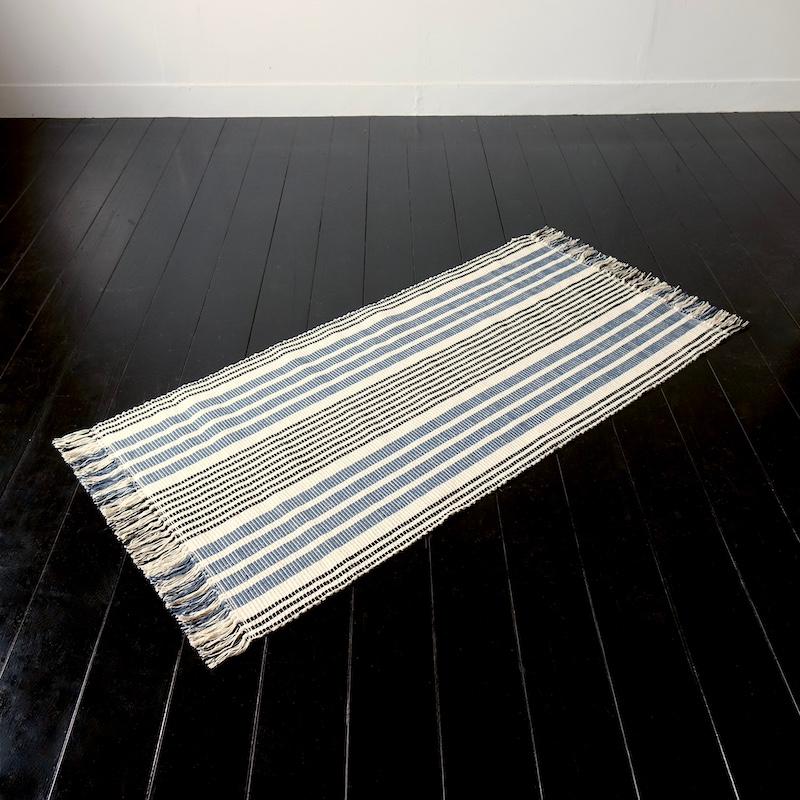 Madam Stoltz Striped Cotton Runner コットン ラグ ストライプ ボーダー 長方形 70x160 |  | 04