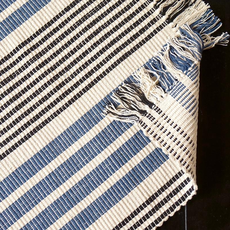 Madam Stoltz Striped Cotton Runner コットン ラグ ストライプ ボーダー 長方形 70x160 |  | 07
