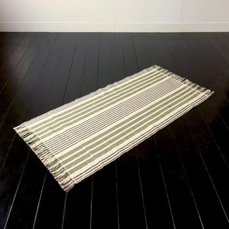 Madam Stoltz Striped Cotton Runner コットン ラグ ストライプ ボーダー 長方形 70x160 |  | 08