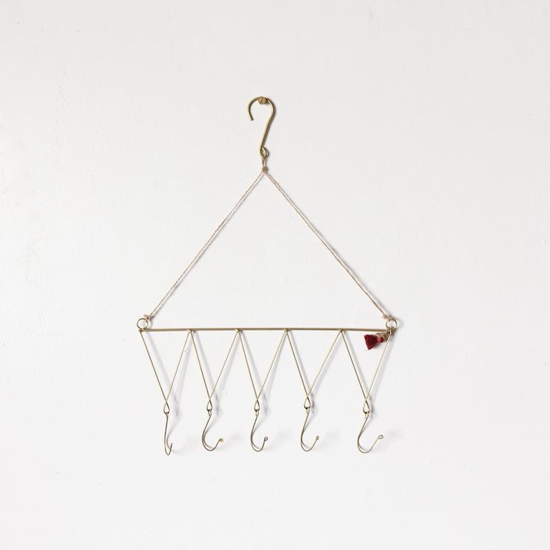 Madam Stoltz ワイヤーハンガー ハンドメイド w30.5xh42cm |  | 05