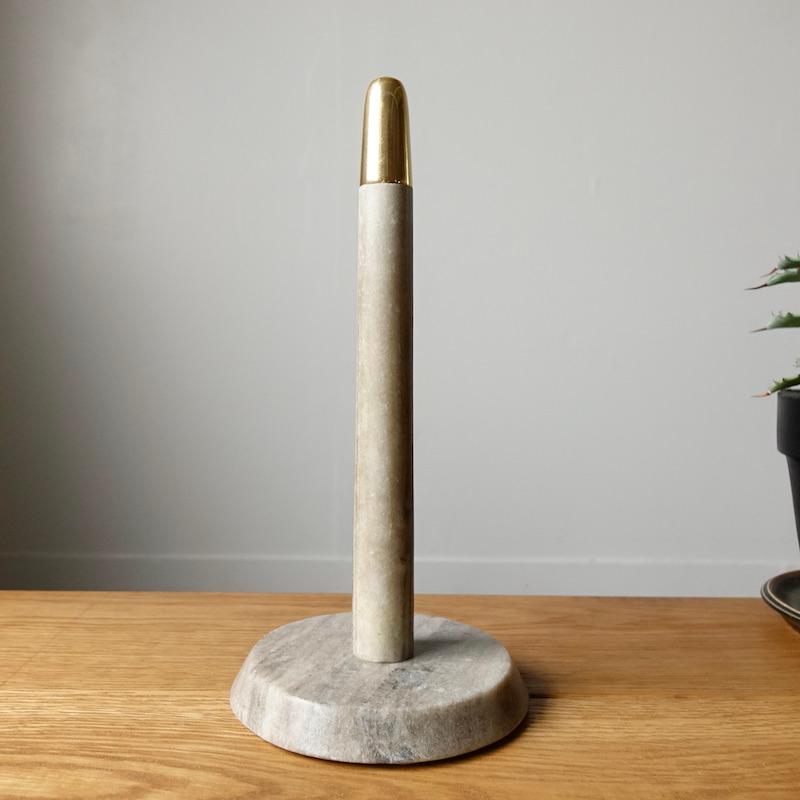 Nordal paper towel holder キッチンペーパーホルダー おしゃれ 15x31cm 大理石 マーブル ハンドメイドの画像