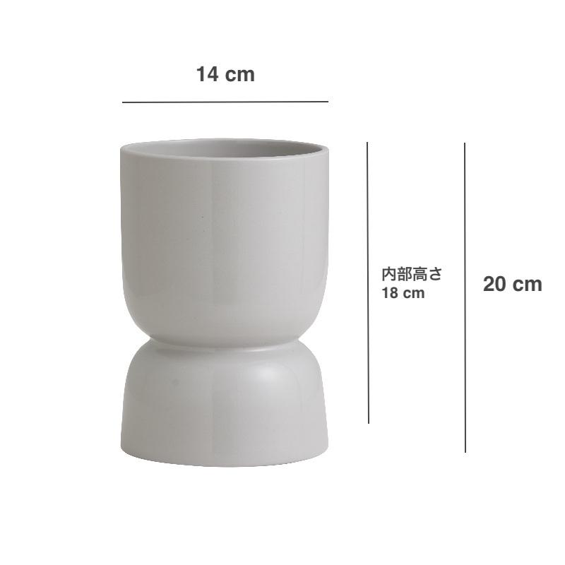 【2 color】Nordal / AJON pot 花瓶 フラワーベース 14cmx20cmの画像