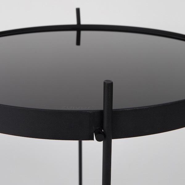 Zuiver Cupid side table サイドテーブル ブラック ガラス Zuiver Cupid side table サイドテーブル ブラック ガラス