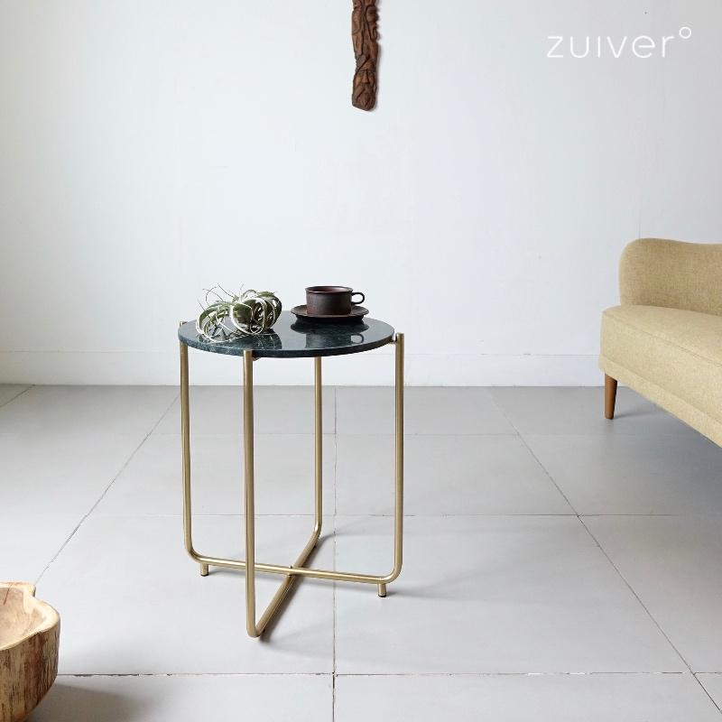 ZUIVER TIMPA MARBLE SIDE TABLE(GREEN) サイドテーブル 大理石 マーブル 北欧 円形 | 