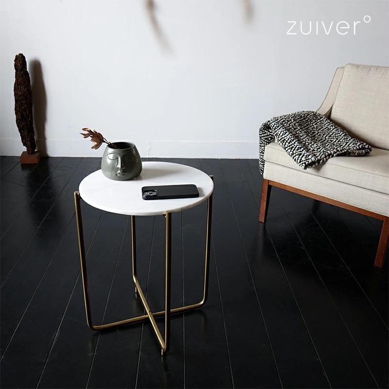 ZUIVER TIMPA MARBLE SIDE TABLE(WHITE) サイドテーブル 大理石 マーブル 北欧 円形 | 