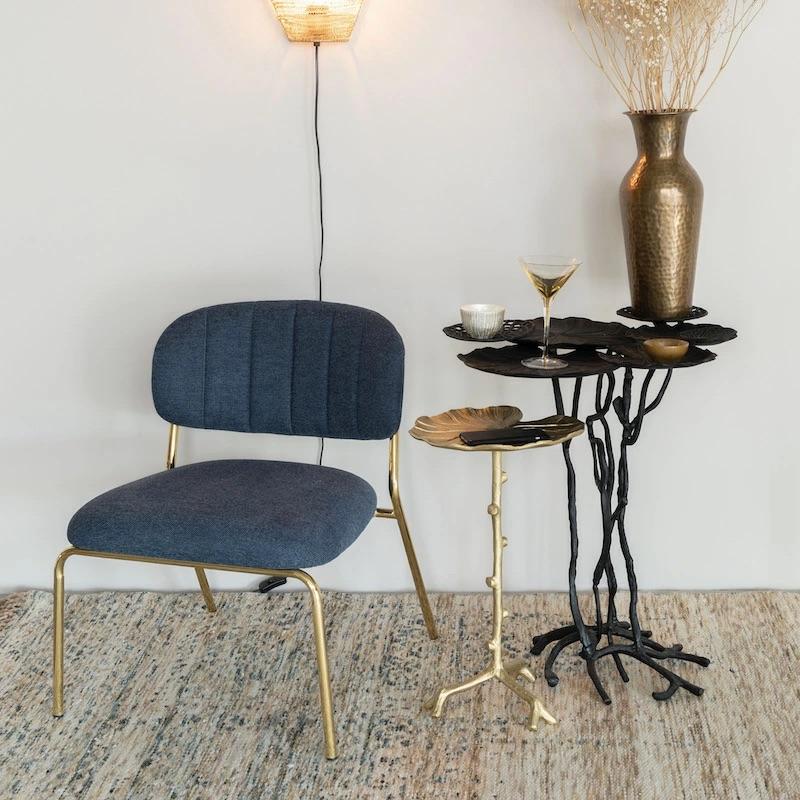 ZUIVER JOLIEN CHAIR BLUE ラウンジチェア 北欧 一人掛け ソファ |  | 01