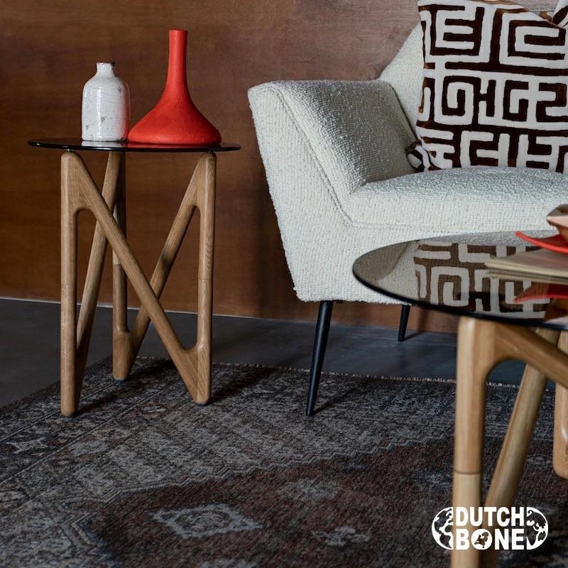 Zuiver (Dutch Bone) Naia Side Table サイドテーブル ガラステーブル 北欧 円形 | 