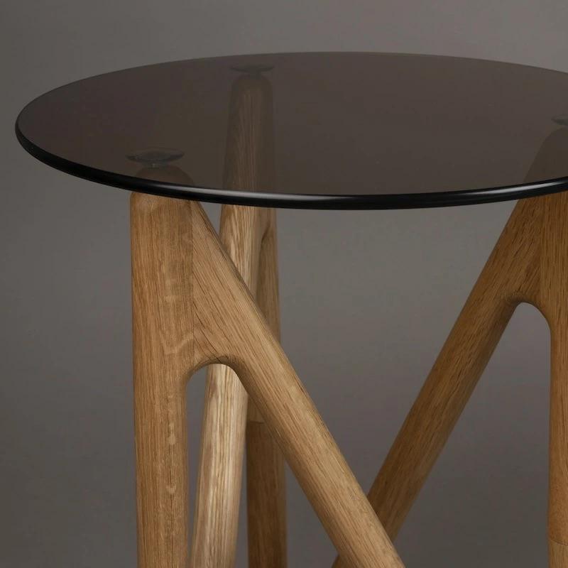 Zuiver (Dutch Bone) Naia Side Table サイドテーブル ガラステーブル 北欧 円形 |  | 02