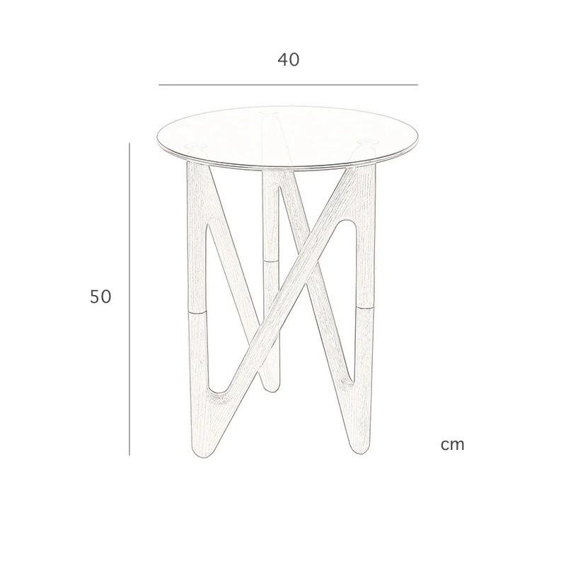 Zuiver (Dutch Bone) Naia Side Table サイドテーブル ガラステーブル 北欧 円形 |  | 06