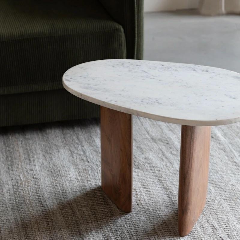 ZUIVER Side Table Tanda サイドテーブル 大理石 北欧 楕円形 |  | 06