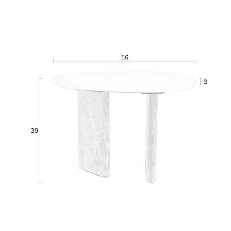 ZUIVER Side Table Tanda サイドテーブル 大理石 北欧 楕円形 |  | 07