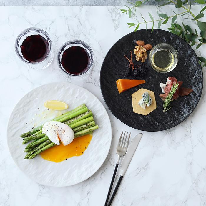 プレート 24cm スレート調 ホワイトプレート おしゃれ 皿 食器 和食器 大皿 ディナープレート ワンプレート 盛り皿 パスタ皿 主菜皿 メイン プレート サラダ皿 212 002 テーブルウェア イースト 通販 Yahoo ショッピング