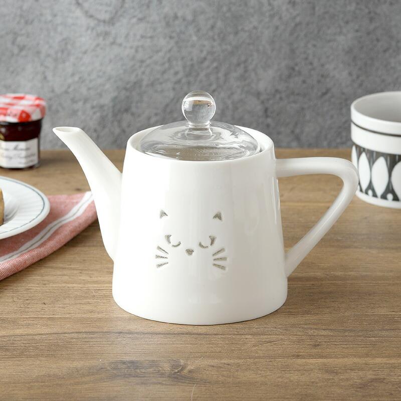 ポット SUKASHI ネコ 510cc 急須 茶器 ティーポット 和食器 洋食 ポット SUKASHI ネコ 510cc 急須 茶器 ティーポット 和食器 洋食