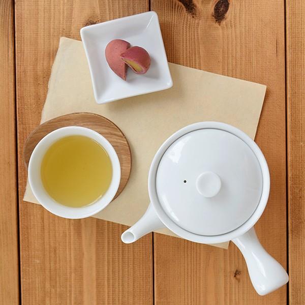 湯呑み 白 ゆらぎ煎茶碗 ホワイト STUDIO BASIC シンプル 白い食器 ゆ 