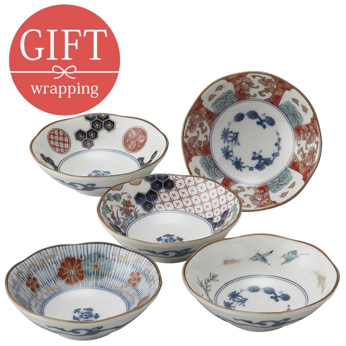 小付5枚セット 11cm 染錦古伊万里 化粧箱入り ギフトボウル 鉢 和食器 おしゃれ お皿 皿 食器 小鉢 取り鉢 おかず小鉢 前菜鉢 和柄 和風 柄物 ギフト食器 Gift 69 テーブルウェア イースト 通販 Yahoo ショッピング