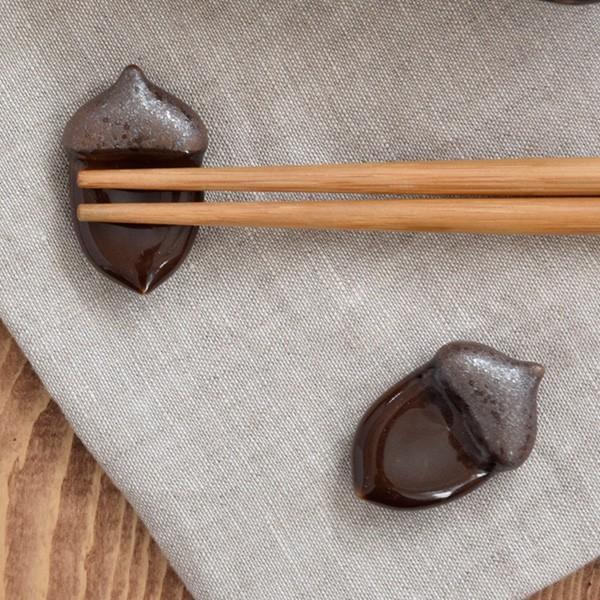 箸置き コロコロかわいい どんぐり 箸おき かわいい箸置き カトラリーレスト はしおき 秋 テーブル雑貨 可愛い食器 子供 おしゃれ カフェ風 モダン 安いそれに目立つ