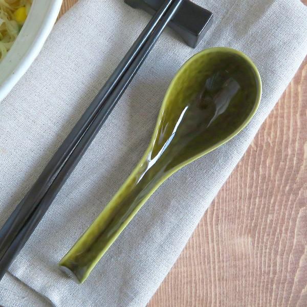 手造り れんげ カラフルひっかけレンゲ 蓮華 お鍋 スプーン 和食器 美濃焼 ラーメン おしゃれ おうちごはん おもてなし かわいい食器｜t-east｜09