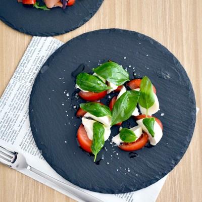 スレートプレート ラウンド 25cmスレートボード 丸皿 大皿 チーズボード ステーキ皿 パーティー食器 前菜皿 サラダ皿 Ko U1 03 0 テーブルウェア イースト 通販 Yahoo ショッピング