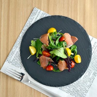 スレートプレート ラウンド cmスレートボード 丸皿 チーズボード ステーキ皿 パーティー食器 前菜皿 サラダ皿 Ko Y1 07 0 テーブルウェア イースト 通販 Yahoo ショッピング