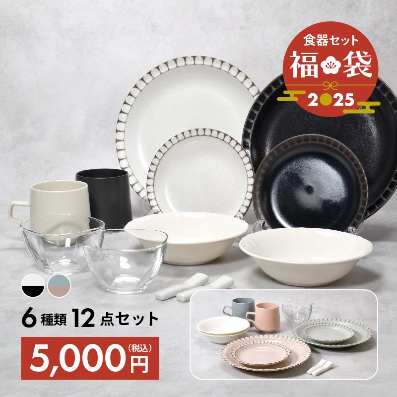 2025年福袋 選べるカラー！リヤン12点セット 食器セット セット食器 
