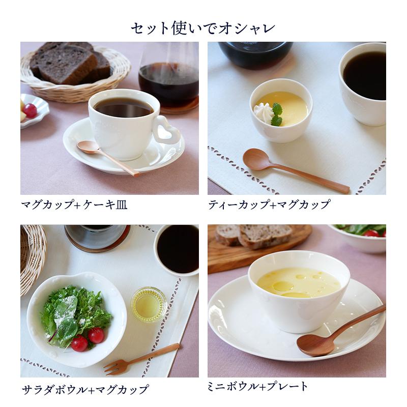 食器セット 12点 各2点入り ハートのカフェ食器 ニューボーン 送料無料セット食器 洋食器 おしゃれ かわいい ペア食器  ファミリー食器｜t-east｜10