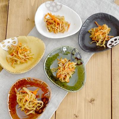 小皿 和食器 蓮根 三角 お皿 醤油皿 菓子皿 和皿 日本製 美濃焼 取り皿 野菜柄 おしゃれ かわいい おもてなし おうちごはん 絶対一番安い